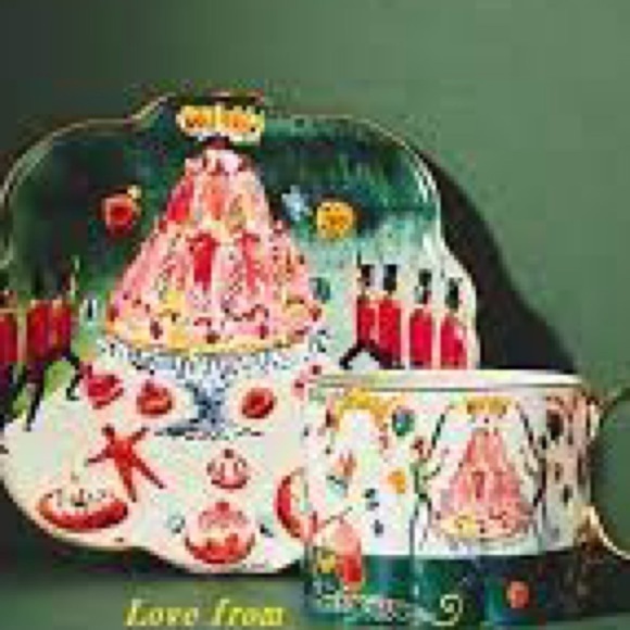 Anthropologie Pauline de Roussy de Sale Nutcracker Christmas Mug - Picture 3 of 3